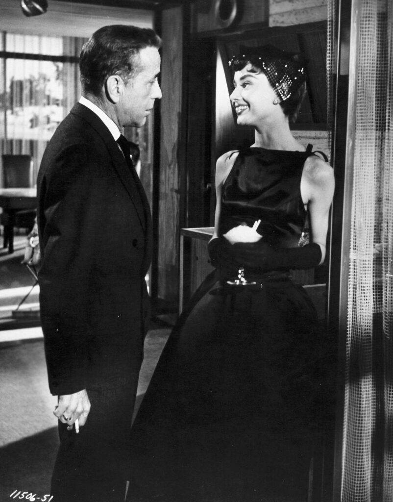 אודרי הפבורן והאמפרי בוגארט, מתוך "סברינה"