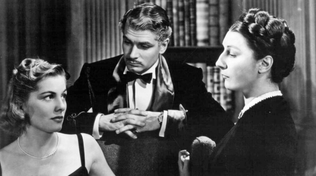 לורנס אוליבייה, ג'ואן פונטיין וג'ודית' אנדרסון, מתוך "רבקה"