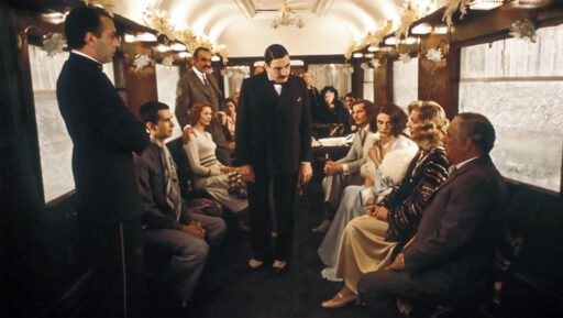 אלברט פיני, לורן באקול, אינגריד ברגמן, שון קונרי ועוד אינספור כוכבים אחרים, מתוך "רצח באוריינט אקספרס"